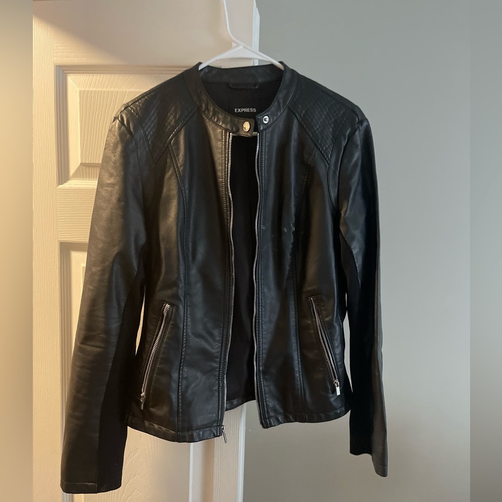 Express leather jacket